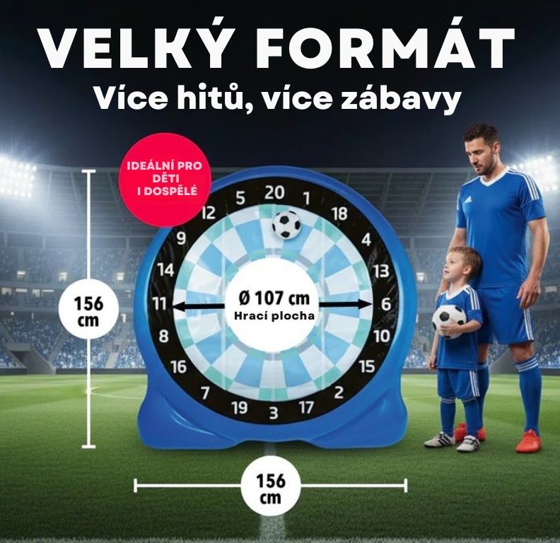 EasyMaxx Fotbalový terč 100 x 150 x 152 cm 19744 (5)